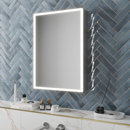 Led aluminium mirror - led, cabinet