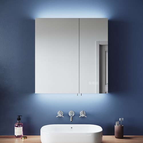 Bathroom mirror cabinet led - 3,