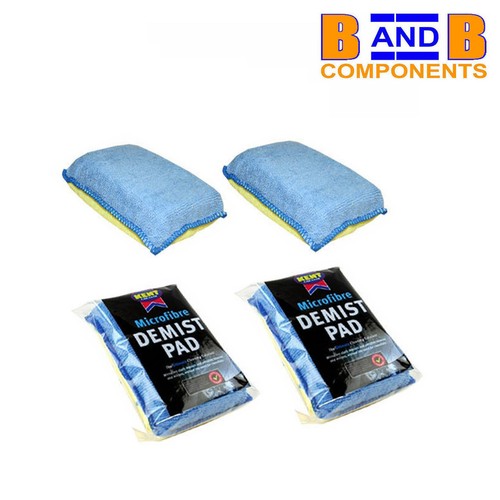 Car microfibre demist pads - demist, x