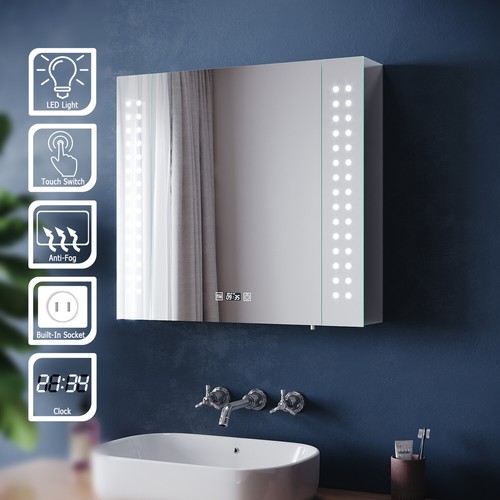 Led bathroom mirror - led, cabinet