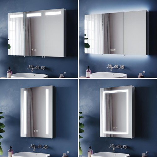 Illuminated bathroom mirror - illuminated,