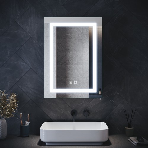 Bathroom mirror cabinet with - bathroom,