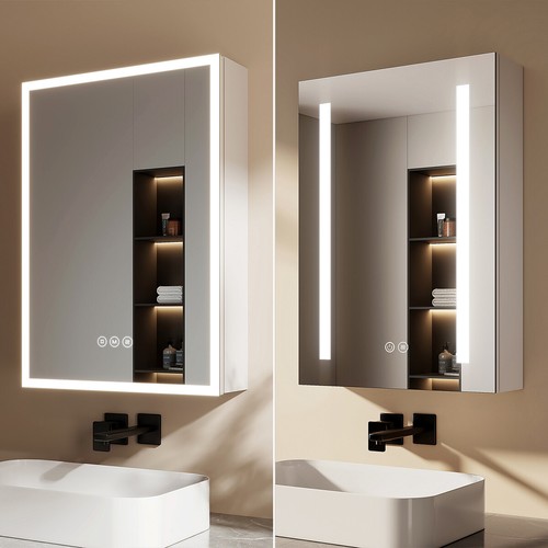 Bathroom cabinet mirror led - bathroom,