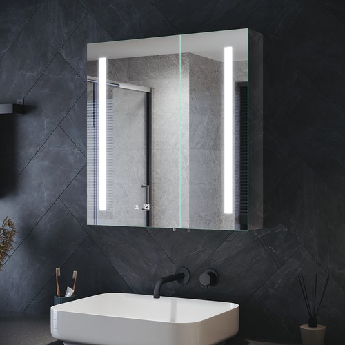 Llluminated bathroom mirror - llluminated,